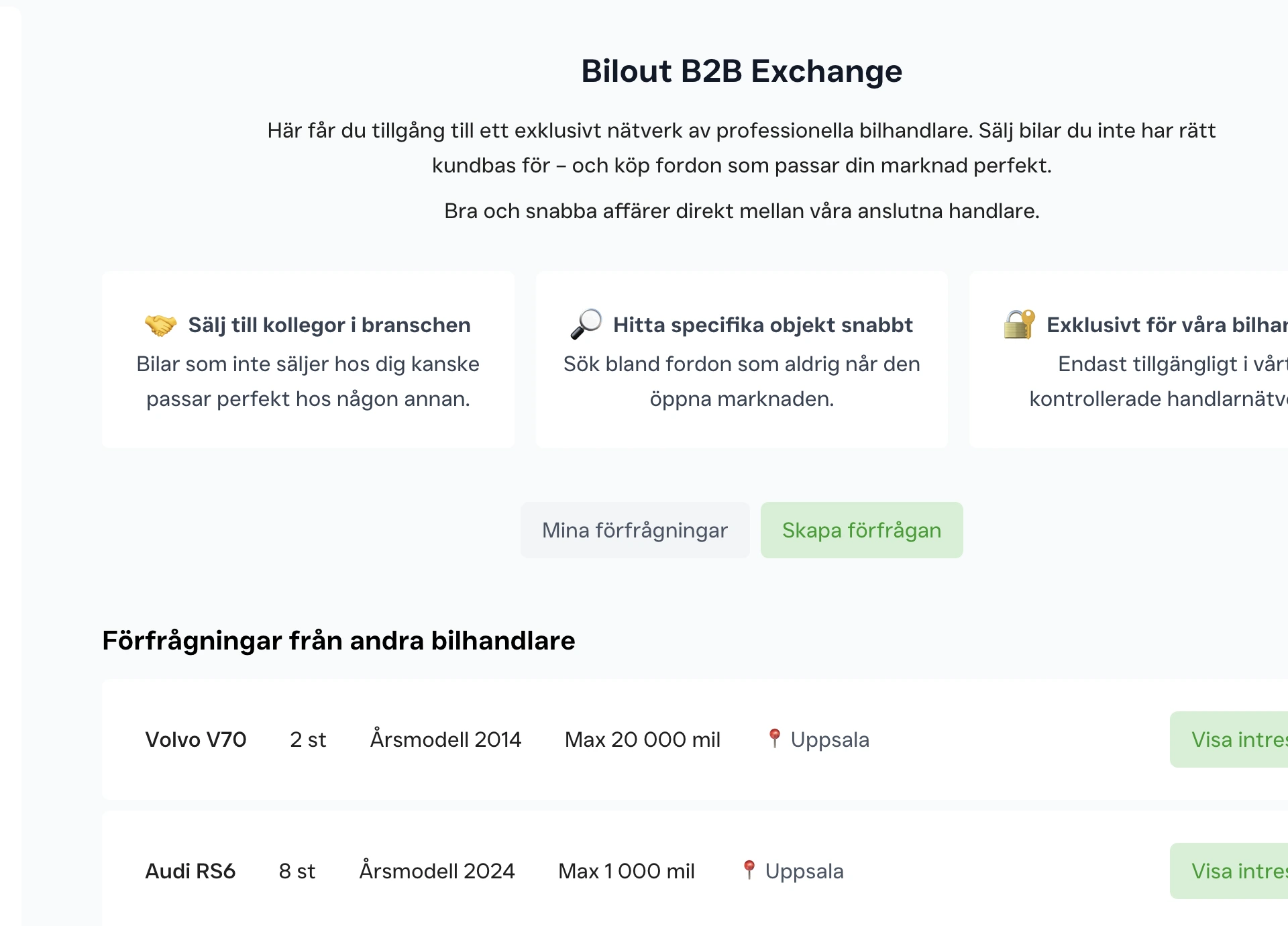 Bilout B2B Exchange